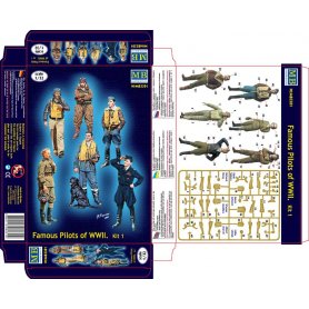 MB 3201 FAMOUS PILOTS OF WWII KIT 1