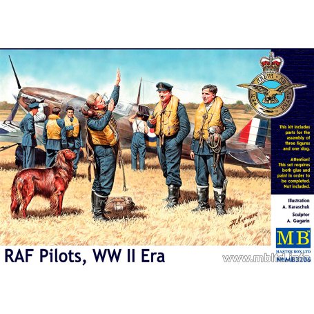 MB 1:32 RAF Pilots WWII