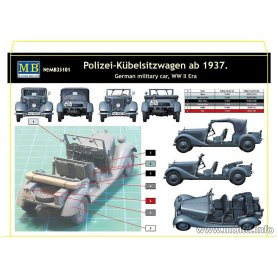 MB 1:35 35101 POLIZEI KUBELSITWAGEN AB 1937