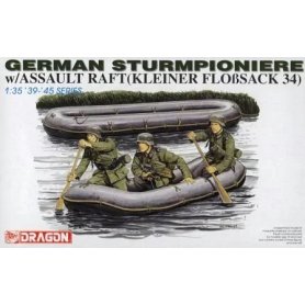 D6076 1:35 GERMAN STURMPIONIERE W/ASS.RAFT