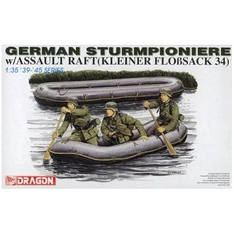 D6076 1:35 GERMAN STURMPIONIERE W/ASS.RAFT