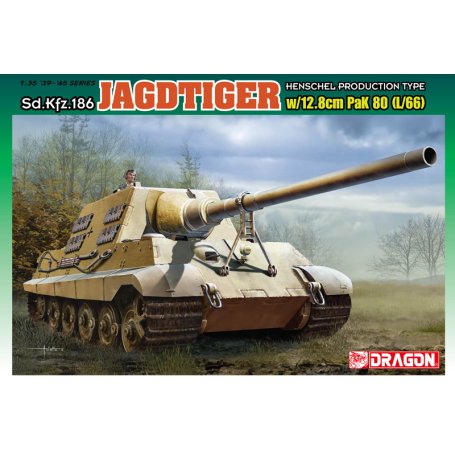Dragon 6827 JagdTiger w/12,8 cm PAK