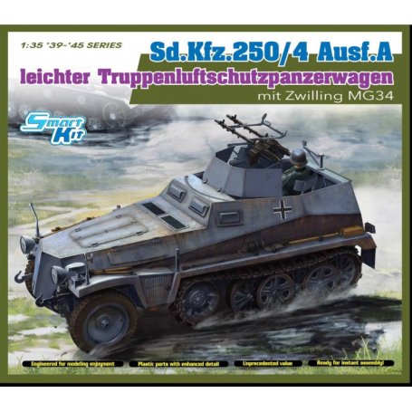 Dragon 1/35 Sd.Kfz.250/4 mit ZWILLING MG34