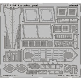 Eduard 1:32 Elementy zewnetrzne do F-117 dla Trumpeter