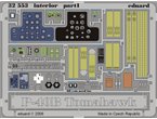 Eduard 1:32 Elementy wnętrza do Curtiss P-40B dla Trumpeter