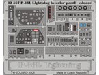 Eduard 1:32 Interior elements for P-38L / Trumpeter 