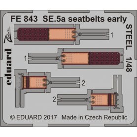 Eduard SE.5a seatbelts early STEEL EDUARD