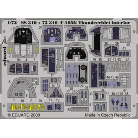 Eduard F-105G interior S.A. TRUMPETER