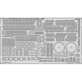 Eduard USS MISSOURI PART I. Trumpeter 3705