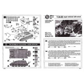 MILITARY WHEELS 7212 T-34/85 TRACT.