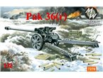 MILITARY WHEELS 1:72 Anti-tank gun Pak 36r 76mm