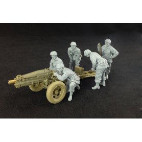 Bronco 1:35 CB35173 75mm Pack Howitzer M1A1 (British Airborne Version) & Gun Crew