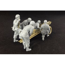Bronco 1:35 CB35173 75mm Pack Howitzer M1A1 (British Airborne Version) & Gun Crew