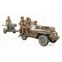 Bronco 1:35 CB35170 British 6pdr Anti-Tank Gun (Airborne) With 1/4Ton Truck & Crew