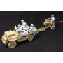 Bronco 1:35 CB35170 British 6pdr Anti-Tank Gun (Airborne) With 1/4Ton Truck & Crew