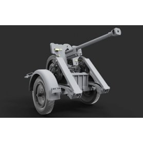 Bronco 1:35 CB35141 2.8cm sPzB41 on larger steel-wheeled carriage w/trailer