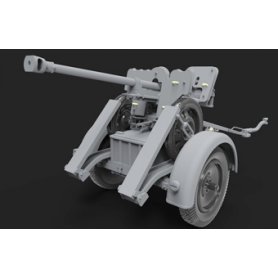 Bronco 1:35 CB35141 2.8cm sPzB41 on larger steel-wheeled carriage w/trailer