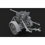 Bronco 1:35 CB35141 2.8cm sPzB41 on larger steel-wheeled carriage w/trailer