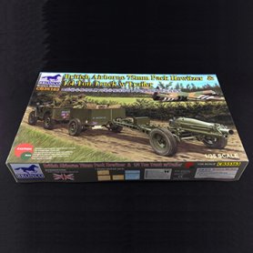 Bronco 1:35 CB35163 British Airborne 75mm Pack Howitzer & 1/4 Ton Truck w/Trailer