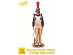 HaT 1:72 FRENCH MIDDLE GUARD | 48 figurines | 