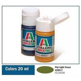 Italeri 4309 Akryl Flat Light Green