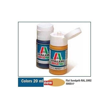 Italeri 4860 Akryl - Flat Sandgelb Ral 1002 | farba akrylowa |