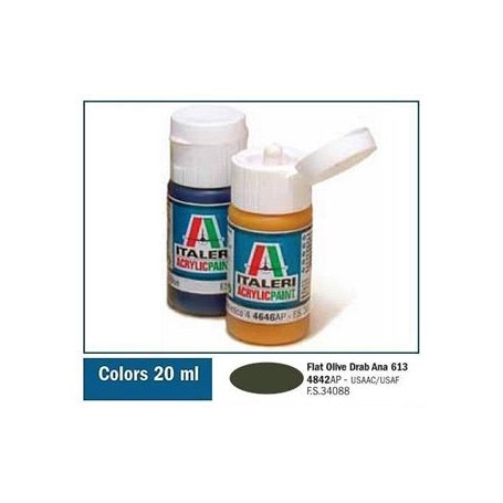 Italeri 4842 Akryl Olive Drab 613 | farba akrylowa |
