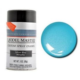 MODEL MASTER 2901 Spray Silver Blue Mettalic 85g