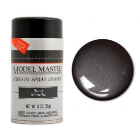 MODEL MASTER 2913 SPRAY BLACK METALLIC 85g