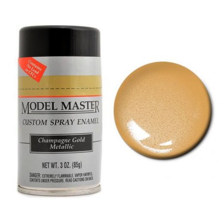 MODEL MASTER Master 2922 Spray Chrome Gold Mettalic 85g
