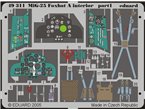 Eduard 1:48 Elementy wnętrza do MiG-25 Foxbat A dla Revell