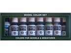Vallejo 70138 Zestaw farb MODEL COLOR - DEMAG AFRIKA KORPS