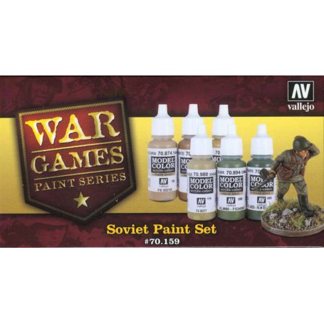 Vallejo Paints set WAR GAMES / SOVIET ARMY SET - MODEL COLOR - Paint sets -  Vallejo - Paints - Sklep Modelarski Agtom
