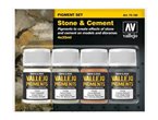 Vallejo Zestaw pigmentów Stone and cement