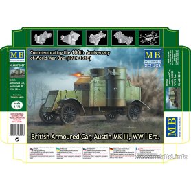 MB 1:72 72007 Austin Mk.III- WWI