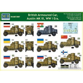 MB 1:72 72007 Austin Mk.III- WWI