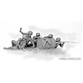 MB 1:35 German Infantry Defense, Eastern Front Battle Series