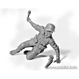 MB 1:35 German Infantry Defense, Eastern Front Battle Series