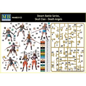 MB 1:35 35122 Desert Battle Series, Skull Clan - DEATH ANGELS