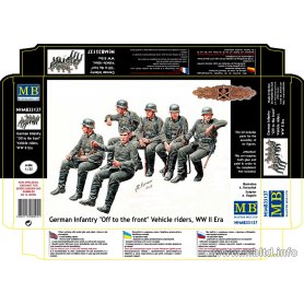 MB 35137 GERMAN INF. ON THE MARCH