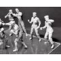 MB 1:35 35150 BRITISH AND AMERICAN PARATROOPERS, WW II ERA, FRIENDLY BOXING MATCH