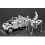 MB 1:35 35151 "URGENT DISPATCH!" GERMAN MILITARY RADIO CAR SD.KFZ.2 TYPE 170VK WITH CREW, WW II ERA