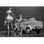 MB 1:35 35151 "URGENT DISPATCH!" GERMAN MILITARY RADIO CAR SD.KFZ.2 TYPE 170VK WITH CREW, WW II ERA