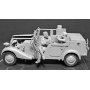 MB 1:35 35151 "URGENT DISPATCH!" GERMAN MILITARY RADIO CAR SD.KFZ.2 TYPE 170VK WITH CREW, WW II ERA