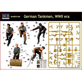 MB 1:35 35160 GERMAN TANKMEN, WWII ERA