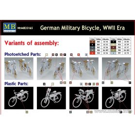 MB 1:35 35165 GERMAN MILITARY BICYCLE, WWII ERA
