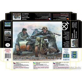 MB 1:35 35178 German motorcyclists, WWII II era