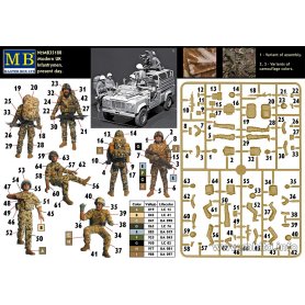 MB 1:35 35180 MODERN UK INFANTRYMEN, PRESENT DAY.