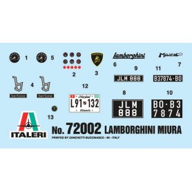 Italeri 1:24 Lamborghini Miura | MODEL SET | Z FARBAMI |