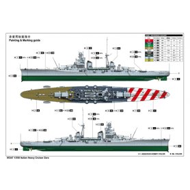 Trumpeter 1:350 Włoski ciężki krążownik Zara